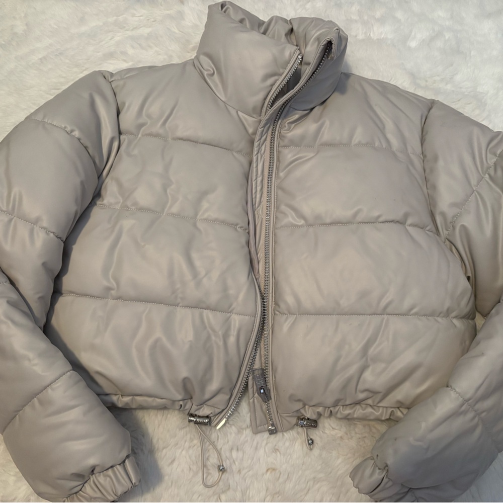 Cropped Puffer Jacket- GARAGE